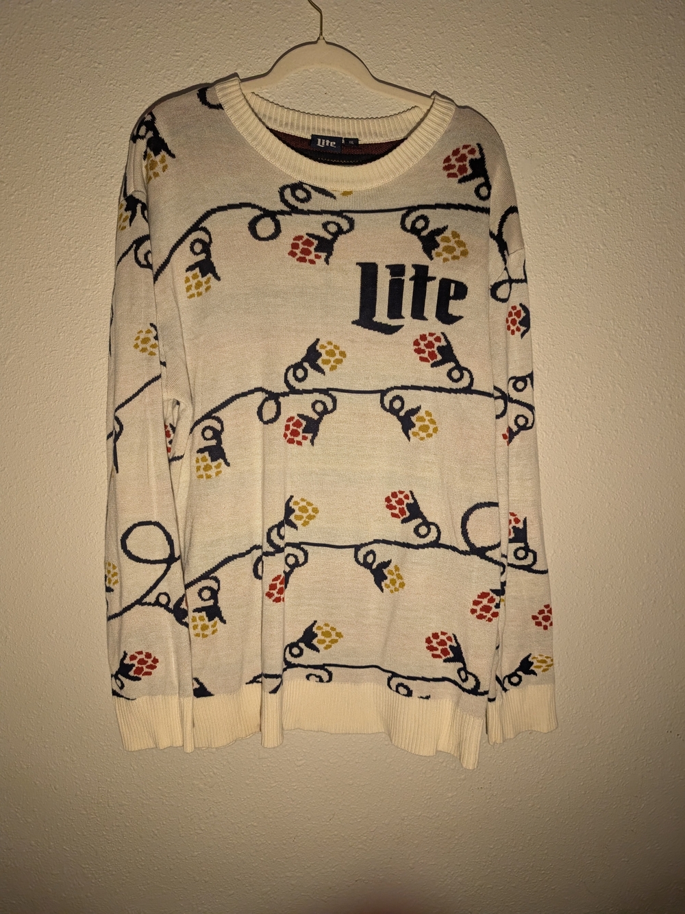 Miller lite Ugly Christmas Sweater XXL